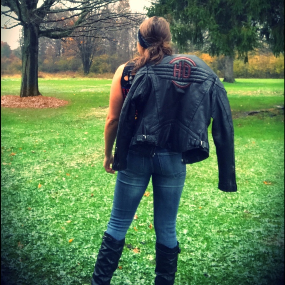 Vintage Hein Gericke Harley Leather Jacket Biker - Picture 4 of 8